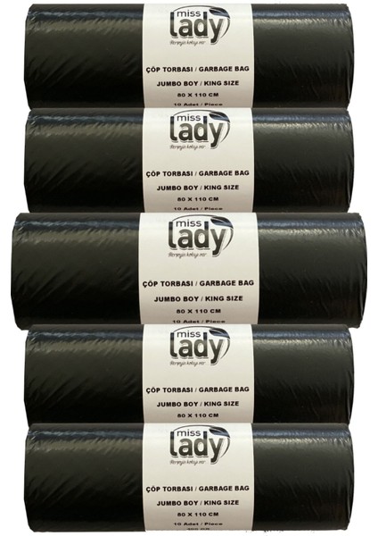 Çöp Torbası ( Jumbo ) 400 gr 10 'lu X5