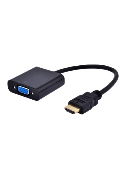 HDMI To VGA Dijital - Analog Monitör Çevirici Dönüştürücü 2K 4K 1080P 1080İ ULTRAHD