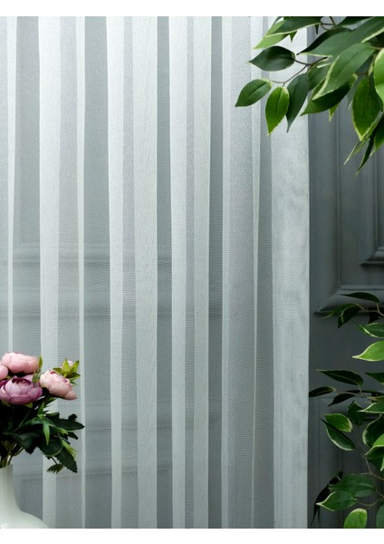 Taç Bambu Ekstraforlu Pilesiz Tül Perde Tek Kanat - Ekru 100 x 200 cm fiyatları