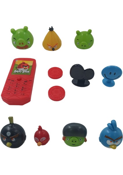 Angry Birds Telefonlu ve 7 Karakterli Angry Birds Figürleri