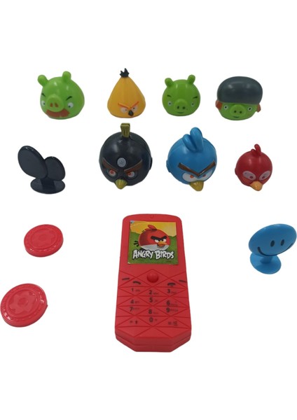 Angry Birds Telefonlu ve 7 Karakterli Angry Birds Figürleri