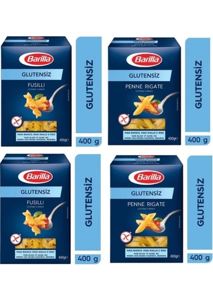 Glutensiz Fusilli ( Burgu) Makarna 4 Adet