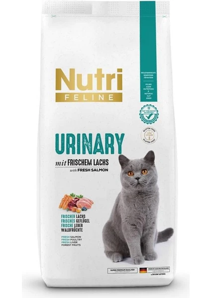 Nutri Feline Urinary  Destekleyici Somonlu Yetişkin Kedi Maması 10 kg