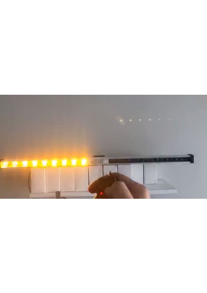 Mısırlı Grup Iş Makinası&traktör Tepe Lamba Ikaz Lambası Çakar 60CM 18LEDLİ 12 V Uzaktan Kumanda