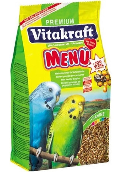 Menü Premium Muhabbet Kuşu Yemi 500 gr