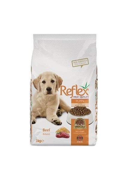 Biftekli ve Pirinçli Yavru Köpek Maması 3kg