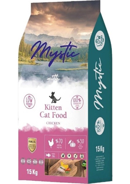 Az Tahıllı Tavuklu 15 kg Yavru Kedi Maması