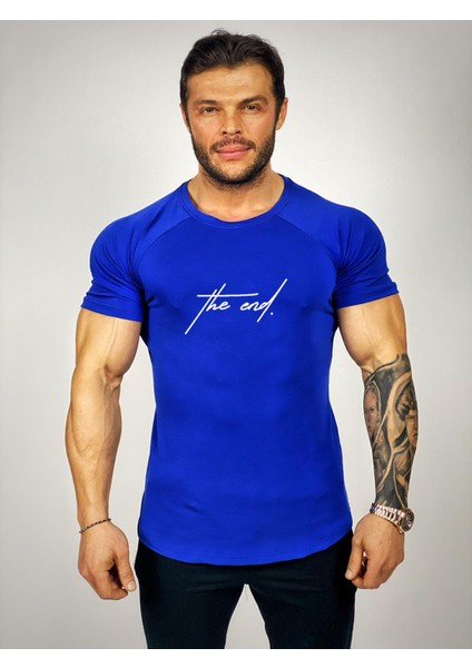 Baykuş Baskılı Fitness T-Shirt