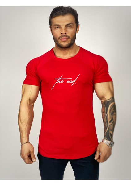 Baykuş Baskılı Fitness T-Shirt