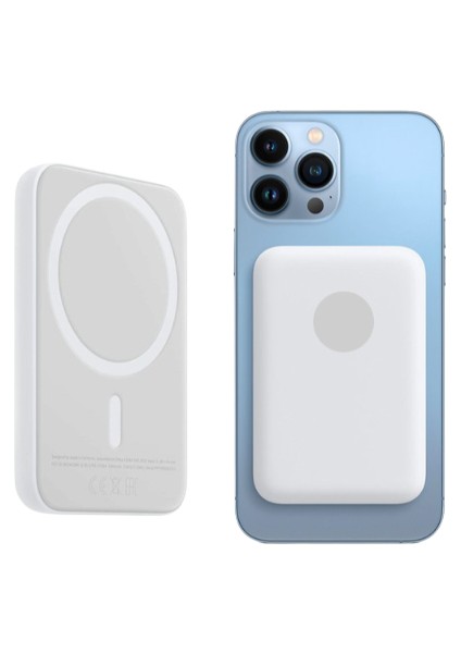 Pw-03 7,5W Magsafe 5.000MAH Kablosuz Wireless Şarj Cihazı Powerbank modelleri