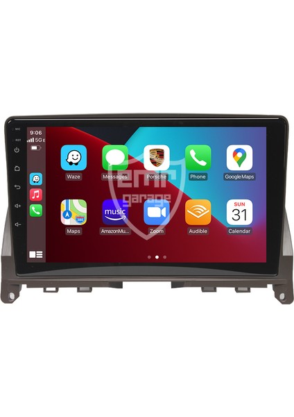 Mercedes C Class C180 Android 4gb Ram Multimedya Kablosuz Carplay Navigasyon Ekran