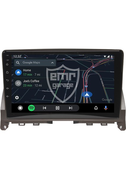 Mercedes C Class C180 Android 4gb Ram Multimedya Kablosuz Carplay Navigasyon Ekran