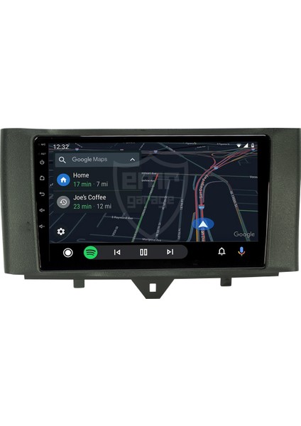 Mercedes Smart Android 4gb Ram Multimedya Kablosuz Carplay Navigasyon Ekran