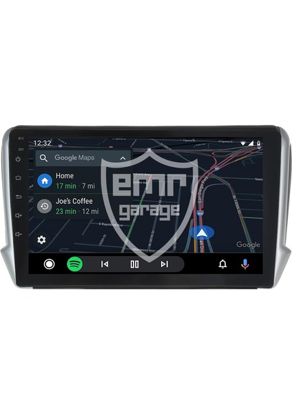 Peugeot 208 Android 4gb Ram Multimedya Kablosuz Carplay Navigasyon Ekran
