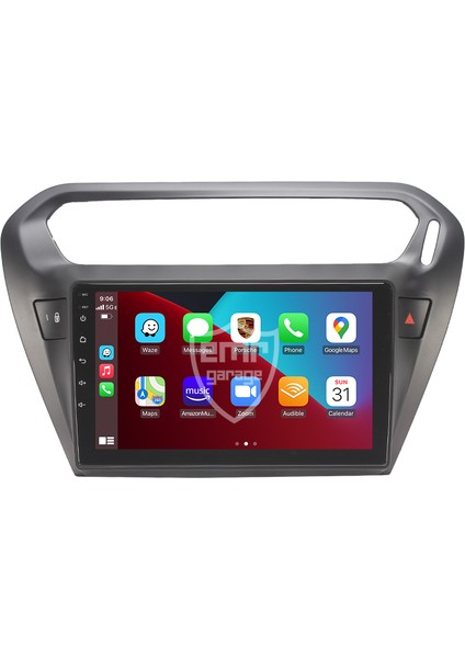Citroen C Elysee Android 4gb Ram Multimedya Kablosuz Carplay Navigasyon Ekran