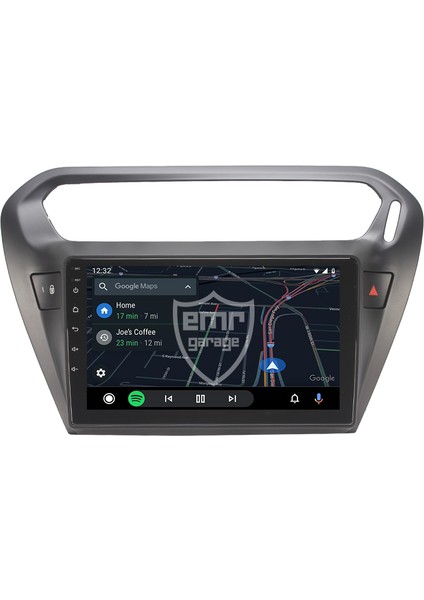 Citroen C Elysee Android 4gb Ram Multimedya Kablosuz Carplay Navigasyon Ekran