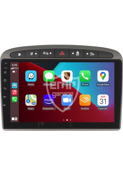 Peugeot 308 Android 4gb Ram Multimedya Kablosuz Carplay Navigasyon Ekran