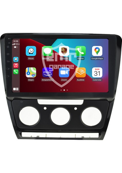 Skoda Octavia Android 4gb Ram Multimedya Kablosuz Carplay Navigasyon Ekran