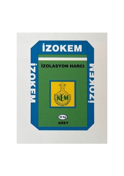 Izokem Izolasyon Harcı Gri