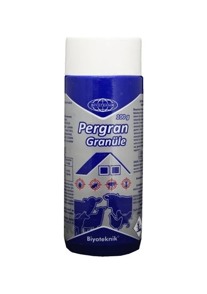 Pergran Granüle 100 gr (Bit, Pire, Kene, Karınca Kovucu )