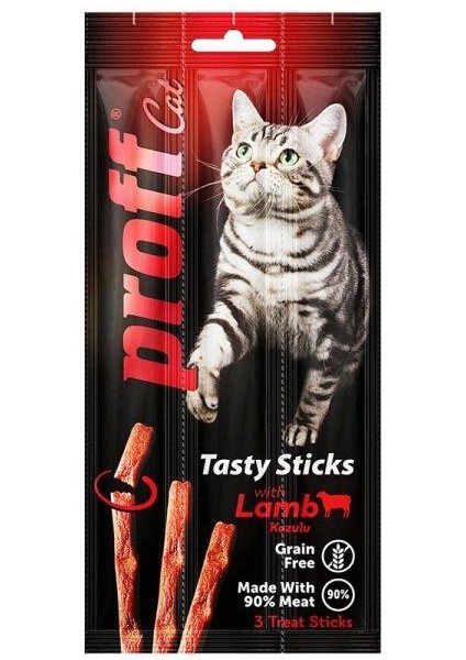 Proff Tasty Sticks Kuzu Etli Kedi Ödül Çubuğu 3X5GR