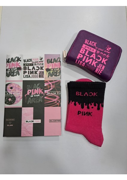 Blackpink Defter Çorap Cüzdan