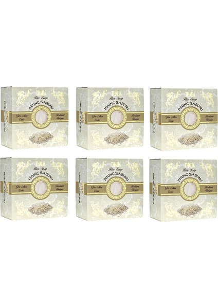 Doğal Pirinç Proteinli Sabun - 150 gr x 6 Adet