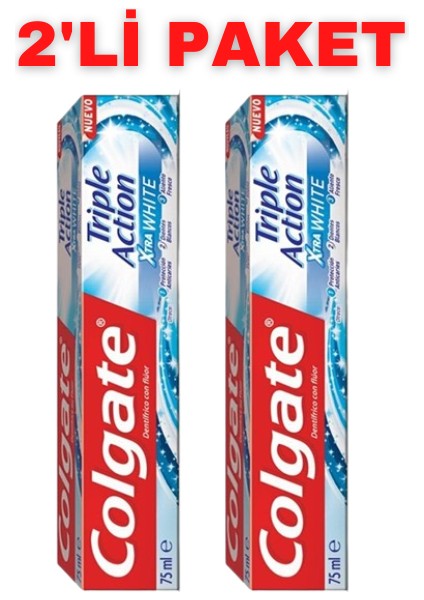 Triple Action Xtra White 75ML
