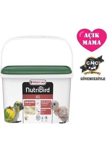 Nutribird A21 Elle Besleme Maması 100 gr Açık Paket