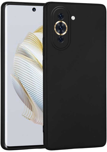 Huawei Nova 10 Pro Kılıf Premier Mat Silikon Renkli Lüx Korumalı Siyah
