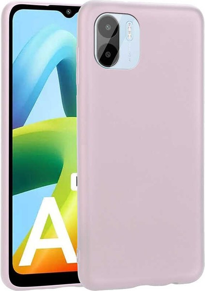 Xiaomi Redmi A1 Kılıf Premier Mat Silikon Renkli Lüx Korumalı Bronz