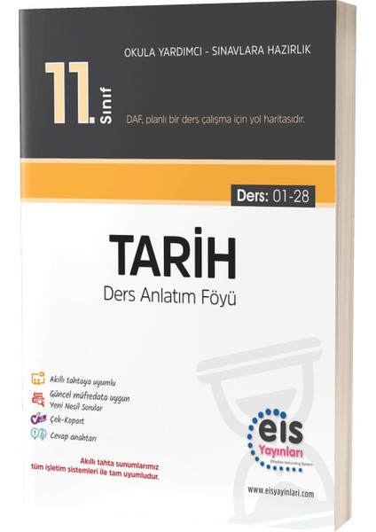 11.Sınıf Tarih Ders Anlatım Föyü (DAF) (Ciltli)