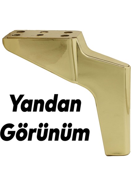 Logan Lüks Mobilya Kanepe Sehpa Tv Ünitesi Koltuk Ayağı 16 Cm Parlak Gold Baza Ayakları fiyatları