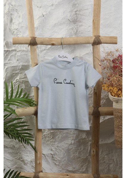 Erkek Bebek Çıtçıtlı Kısa Kol Tişört 302628
