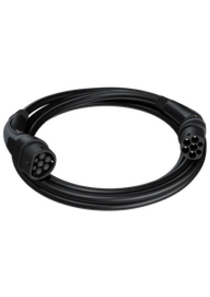 Charger Tip 2 Araç Şarj Kablosu 22 Kw'a Kadar Siyah 7,5 Metre Ch-10-07-8
