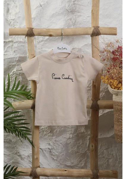 Erkek Bebek Çıtçıtlı Kısa Kol Tişört 302628