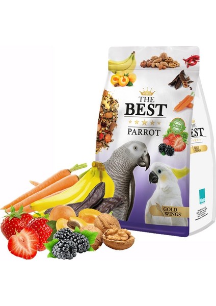 The Best Papağan Yemi Meyveli ve Kuruyemişli 1,25 kg