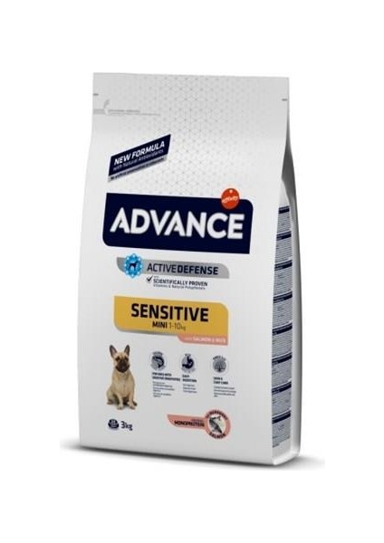 Mini Sensitive Somonlu Köpek Maması 3kg