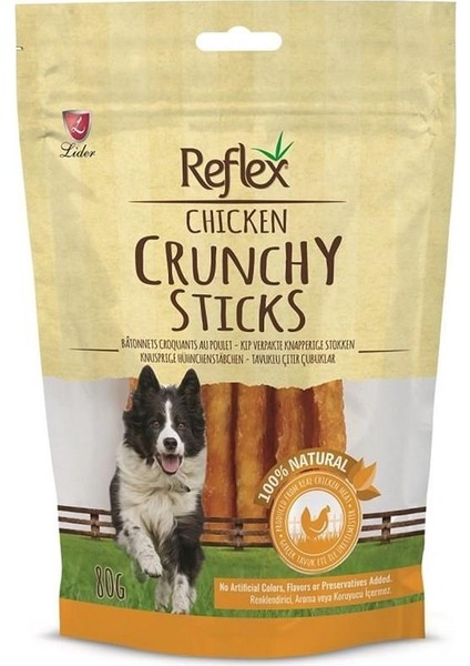 Tavuklu Çıtır Çubuk Köpek Ödülü 80 gr