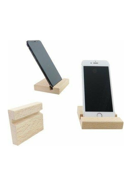 Kaliteli Ahşap Telefon Tutacağı