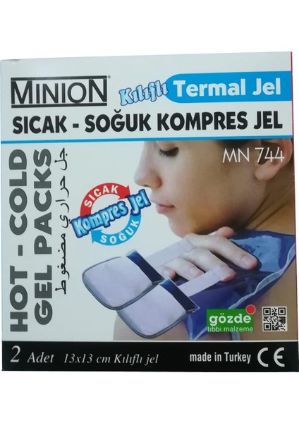 Sıcak-Soğuk Jel Mini 13x13 cm Kılıflı 2'li MN744
