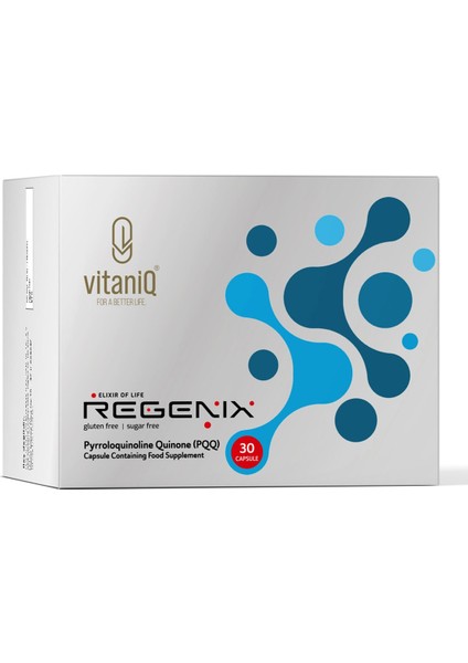 Regenix Pirolokinolin Kinon (Pqq) İçeren Kapsül Takviye Edici Gıda