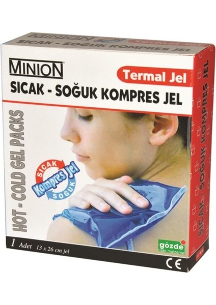 Termojel 13x26 cm Sıcak Soğuk Kompres Jel Kılıflı