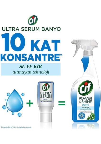Ultra Serum Kapsül Mutfak ve Banyo Temizleyici 10 Kat Konsantre 70 ml 3 Adet