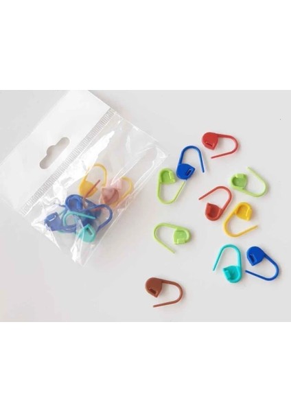 Renkli Plastik Ilmek Işaretleyici 50 Adet