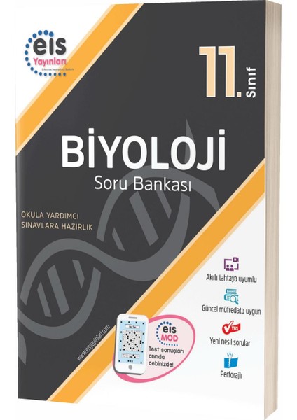 Eis Yayınları 11.Sınıf Biyoloji Soru Bankası (Ciltli)