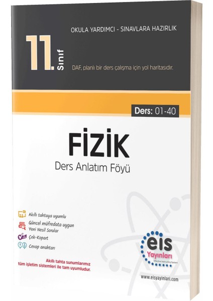 11.Sınıf Fizik Ders Anlatım Föyü (DAF) (Ciltli)