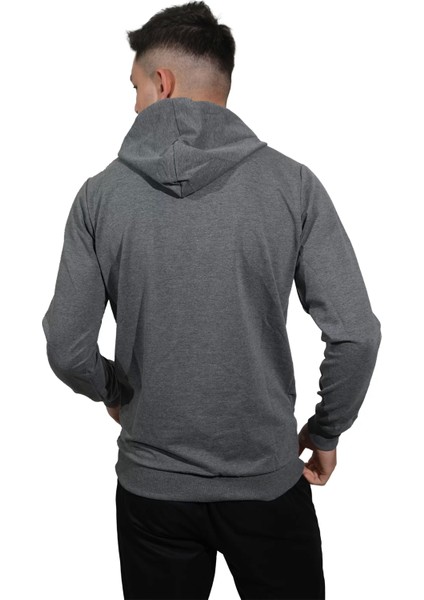 Erkek Power Füme Kapüşonlu Sweatshirt -2804 fiyatları