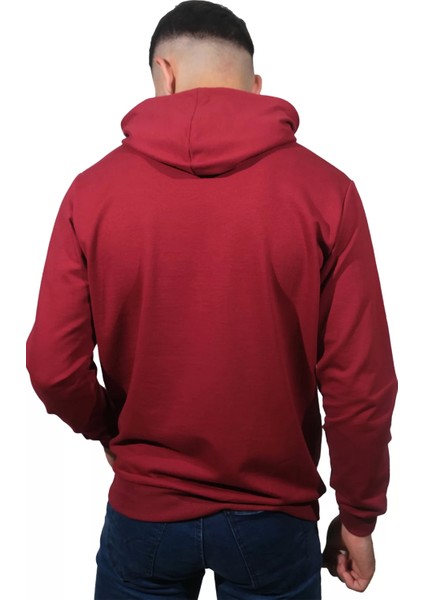 Erkek Nyc Bordo Kapüşonlu SWEATSHIRT-230