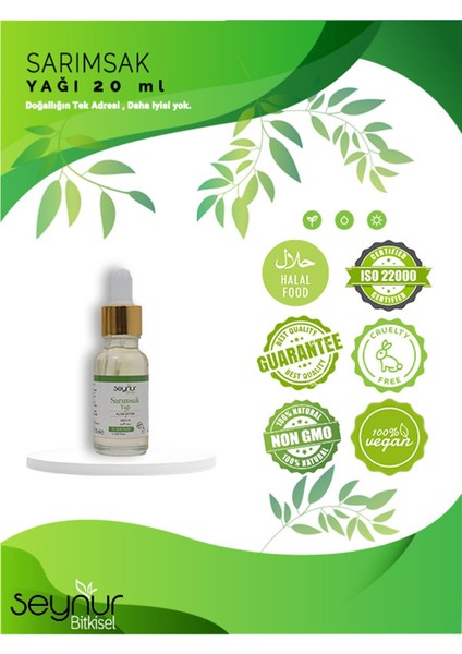Sarımsak Yağı 20 ml modelleri